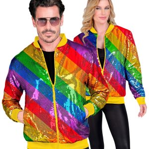 Pailettenjacke Rainbow