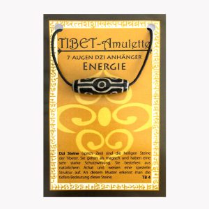 Anhänger Tibet Amulett für Energie auf großer Karte