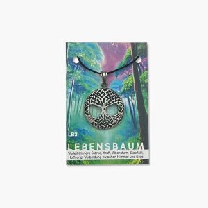 Lebensbaum Anhänger auf kleiner Karte (Motiv 2)