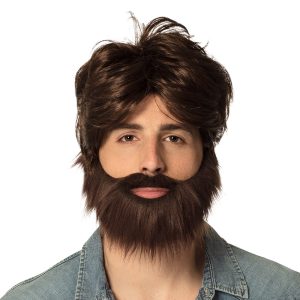 Perücke Dude (braun)