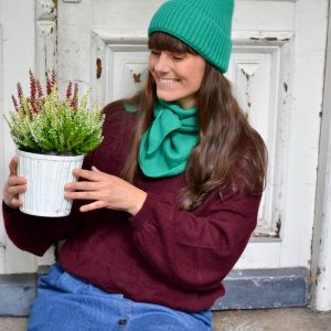 Strickpulli, Farbe burgundy