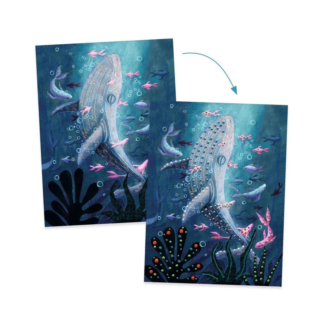 Djeco Mal-Set Abyss-Meereswelt 3D-Malen – Bild 2