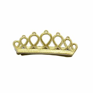 Haarband in Gold mit Diadem-Krone