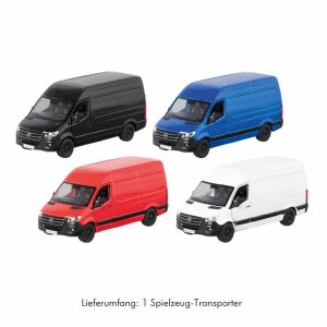 Spielzeugauto Mercedes Sprinter mit Rückzugsmotor