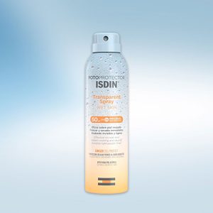 ISDIN FOTOPROTECTOR TRANSPARENT SPRAY WET SKIN LSF 50 ++ Sonnenschutz-Spray für nasse Haut ++ 250 ML