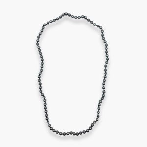 Kugelkette Hämatit 8mm 80cm lang