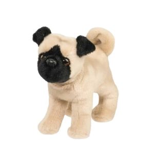 Kleines Kuscheltier Hund Mops superweich