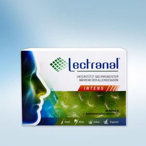 LECTRANAL® Intens++ 60Kapseln ++ Hilfe bei Pollenallergie, Heuschnupfen, Hausstaubmilbenallergie & Tierhaarallergie