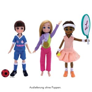 Lottie Puppenkleidung Multipack 3 Sport-Outfits