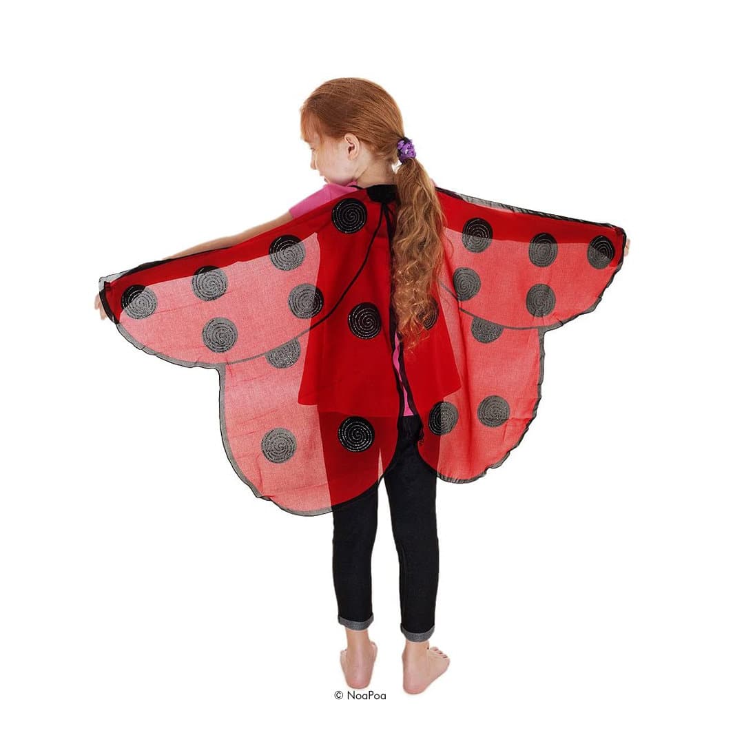 Dreamy Dress-Ups Kostümflügel Marienkäfer mit Glitzer – Bild 4