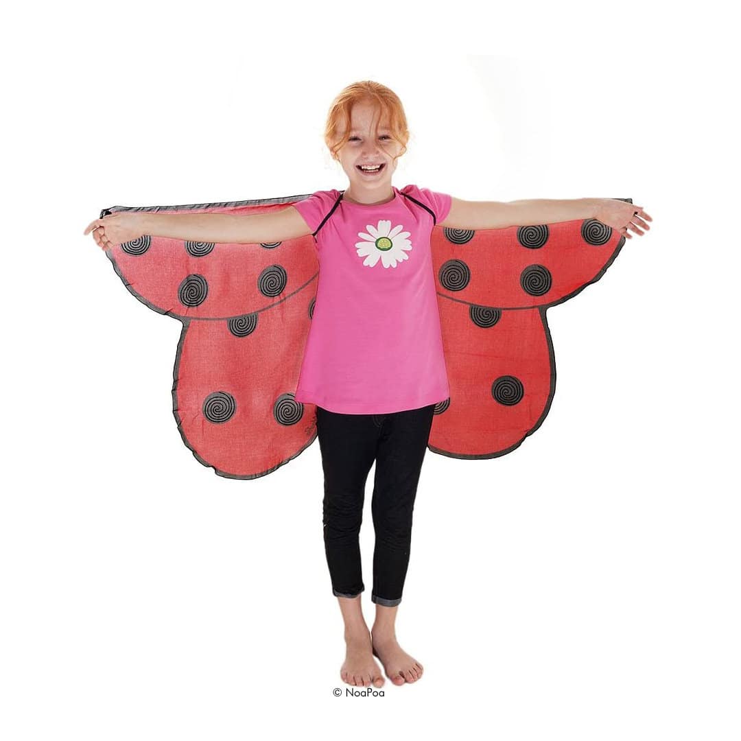 Dreamy Dress-Ups Kostümflügel Marienkäfer mit Glitzer – Bild 5