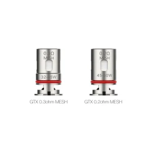 Vaporesso GTX Coil für Target PM80(SE) / Target PM30 / GTX One / Gen Nano / Xiron / Luxe PM40 / SWAG PX80 / GTX Go 80 / GTX Go 40 / Luxe 80 S / Luxe 80 / Target 80 / GEN Air 40 / GEN PT60 / PT80 S / LUXE XR (Max) / GEN 160 / LUXE X PRO 5 Stk./Pack