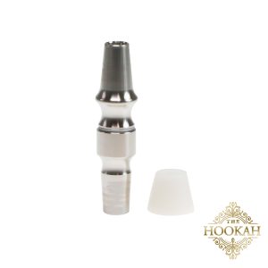 SILBER KOHLETELLERADAPTER KOPFSCHLIFFADAPTER 18/8 THE HOOKAH