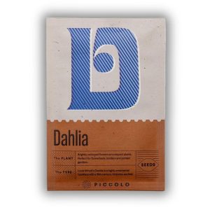 BOTANICAL ALPHABET D – Dahlia / Dahlie